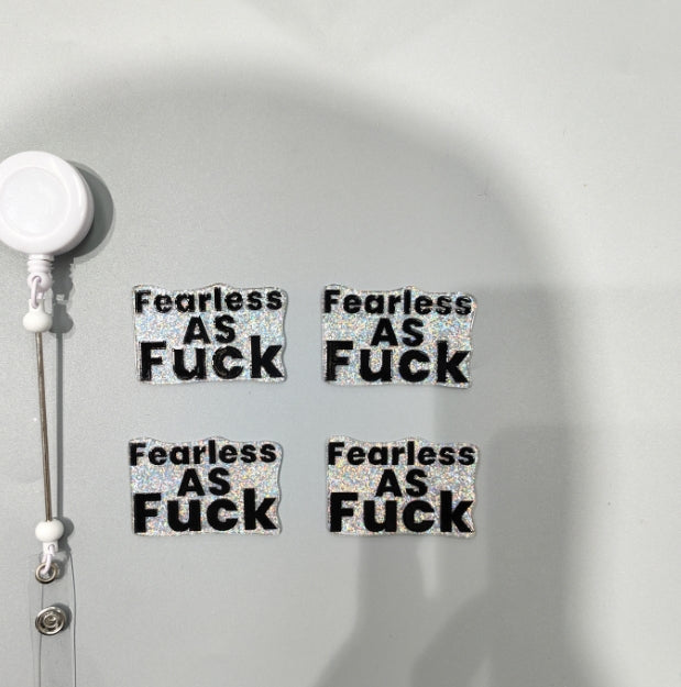 Wholesale 10pcs/Pack Black and White Letters DIY Acrylic Flatbacks for Badge Reels Keychains